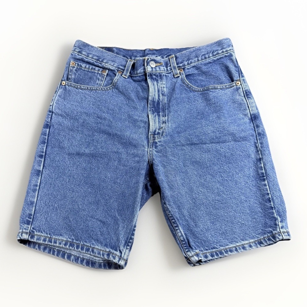 Levis Shorts Mens 34 Blue 100% Cotton Levis 505 Denim Shorts Jeans